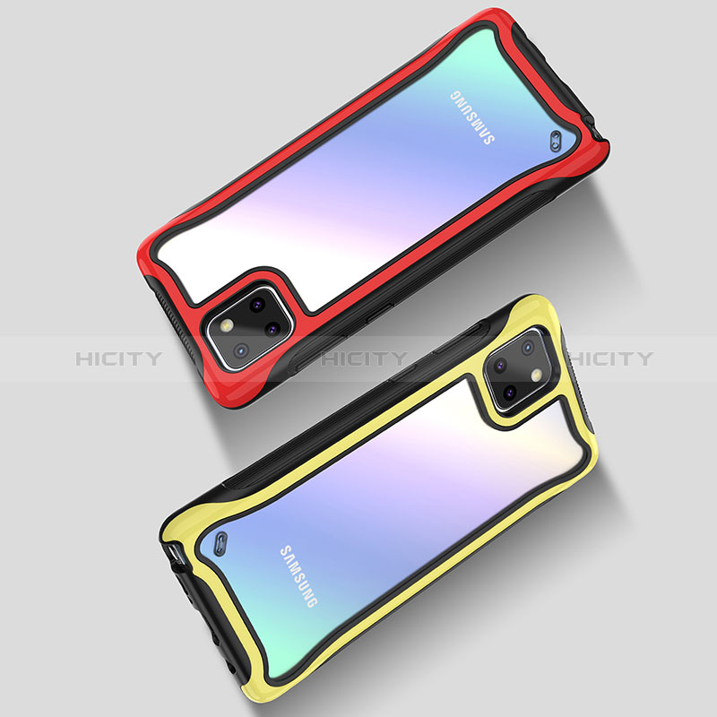 Custodia Silicone Trasparente Laterale 360 Gradi Cover per Samsung Galaxy M60s