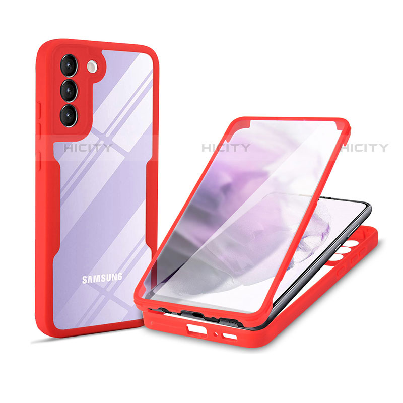 Custodia Silicone Trasparente Laterale 360 Gradi Cover per Samsung Galaxy S23 Plus 5G