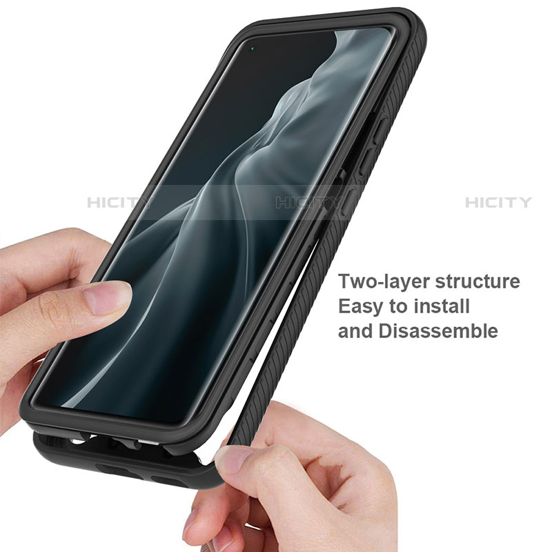 Custodia Silicone Trasparente Laterale 360 Gradi Cover per Xiaomi Mi 11 5G
