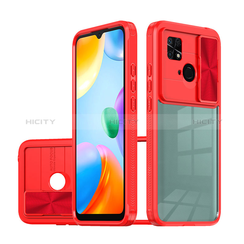 Custodia Silicone Trasparente Laterale 360 Gradi Cover QW1 per Xiaomi Redmi 10 India