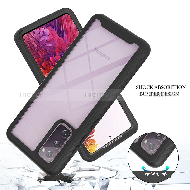 Custodia Silicone Trasparente Laterale 360 Gradi Cover YB1 per Samsung Galaxy S20 FE 4G