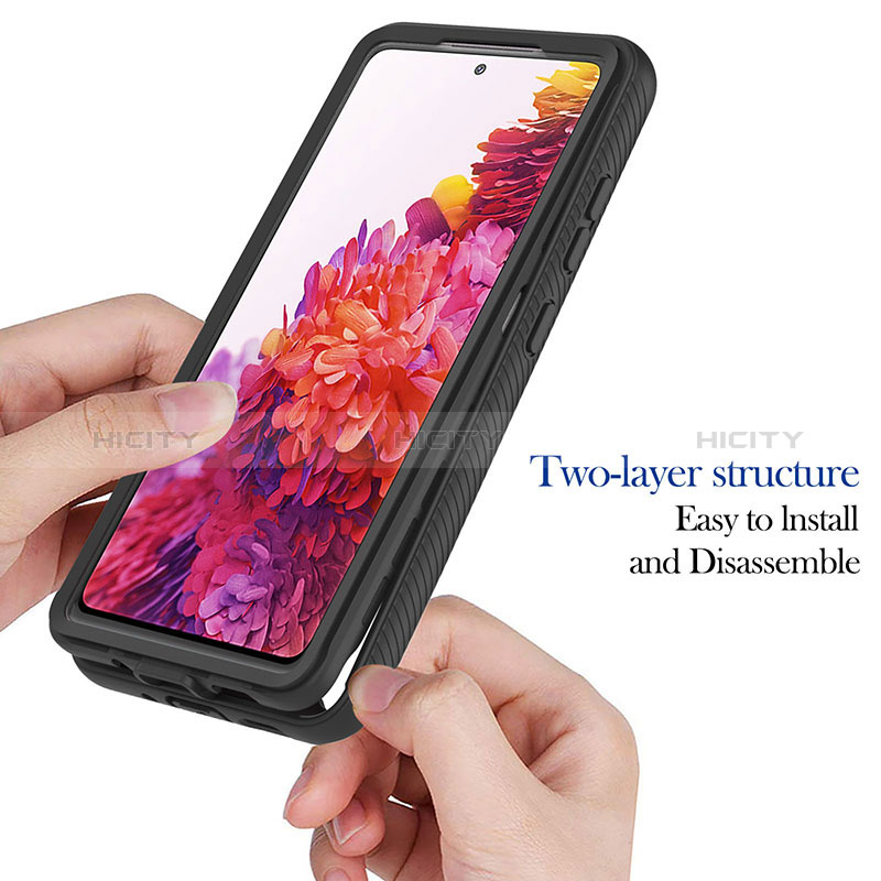 Custodia Silicone Trasparente Laterale 360 Gradi Cover YB1 per Samsung Galaxy S20 FE 4G
