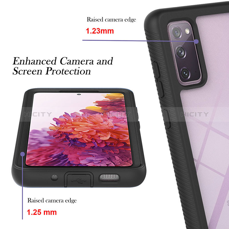 Custodia Silicone Trasparente Laterale 360 Gradi Cover YB1 per Samsung Galaxy S20 Lite 5G