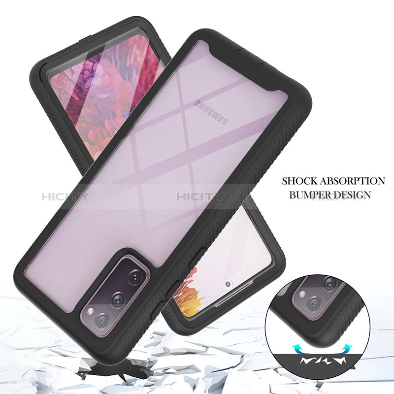 Custodia Silicone Trasparente Laterale 360 Gradi Cover YB2 per Samsung Galaxy S20 FE (2022) 5G