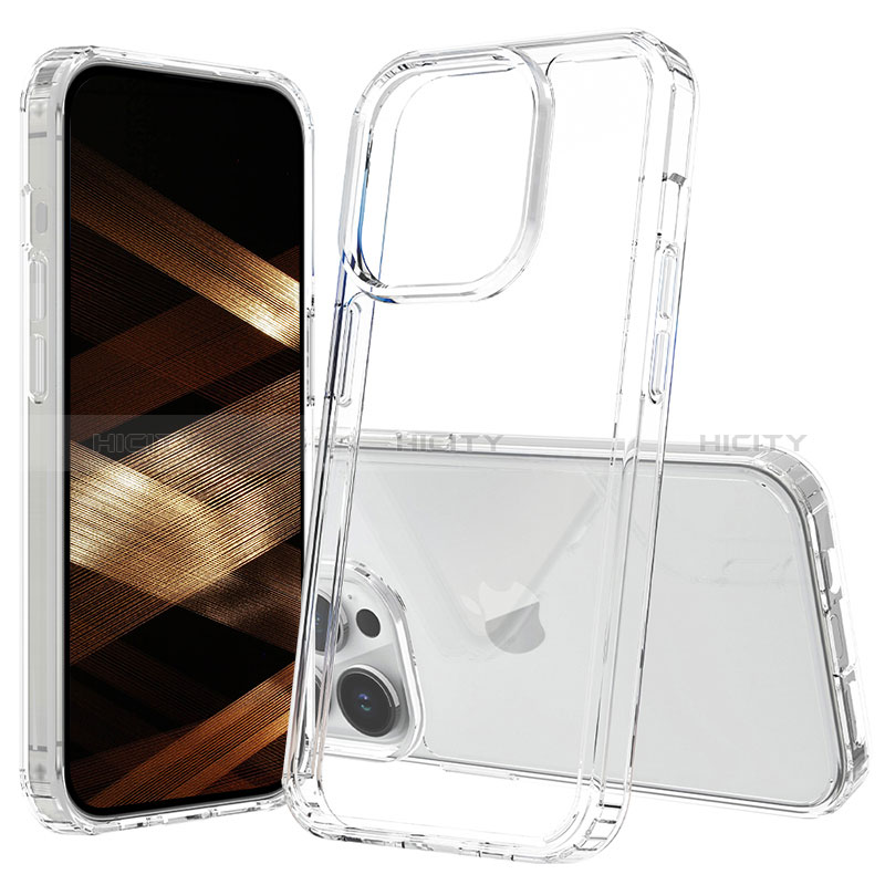 Custodia Silicone Trasparente Laterale 360 Gradi Cover ZJ1 per Apple iPhone 13 Pro Max