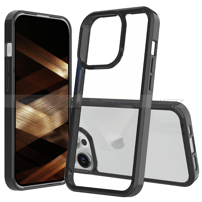 Custodia Silicone Trasparente Laterale 360 Gradi Cover ZJ1 per Apple iPhone 13 Pro Max