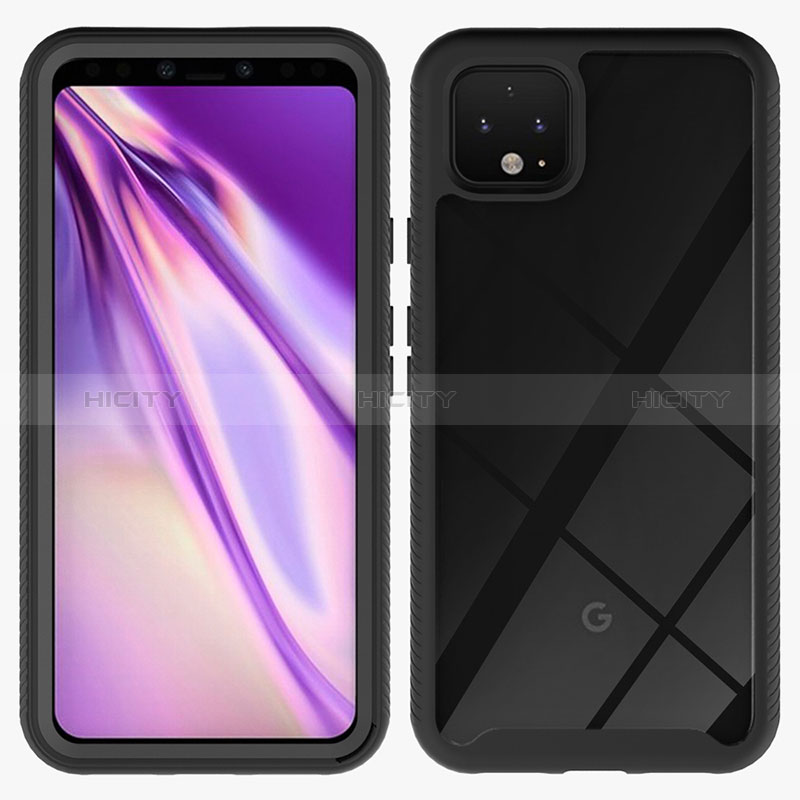 Custodia Silicone Trasparente Laterale 360 Gradi Cover ZJ1 per Google Pixel 4 XL