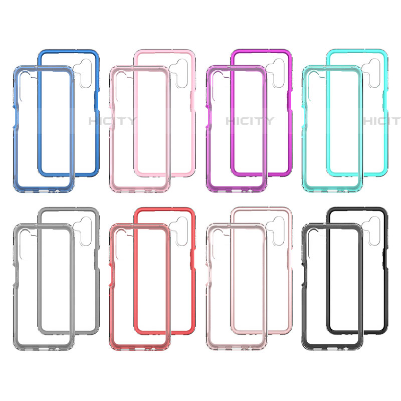 Custodia Silicone Trasparente Laterale 360 Gradi Cover ZJ1 per Samsung Galaxy A04s