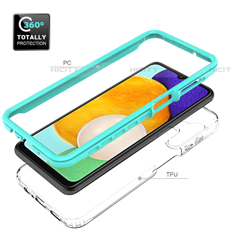 Custodia Silicone Trasparente Laterale 360 Gradi Cover ZJ1 per Samsung Galaxy A04s