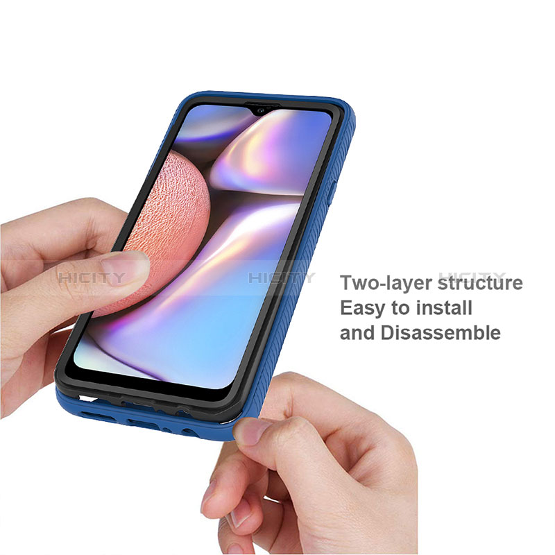 Custodia Silicone Trasparente Laterale 360 Gradi Cover ZJ1 per Samsung Galaxy A20s