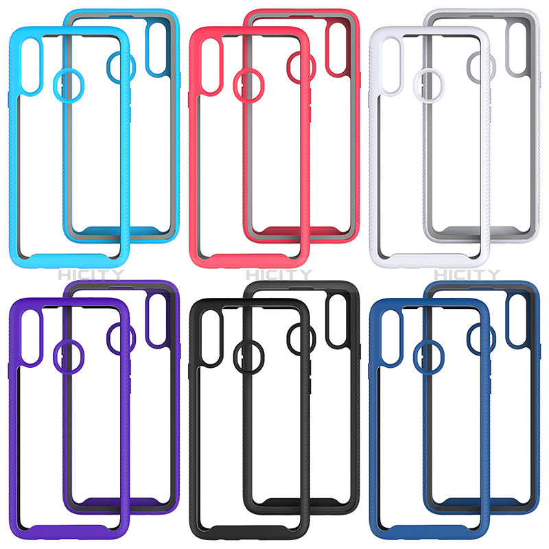 Custodia Silicone Trasparente Laterale 360 Gradi Cover ZJ1 per Samsung Galaxy A20s