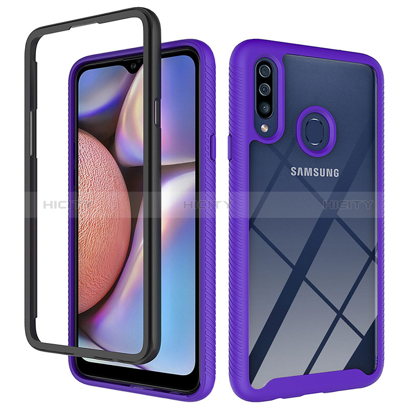 Custodia Silicone Trasparente Laterale 360 Gradi Cover ZJ1 per Samsung Galaxy A20s