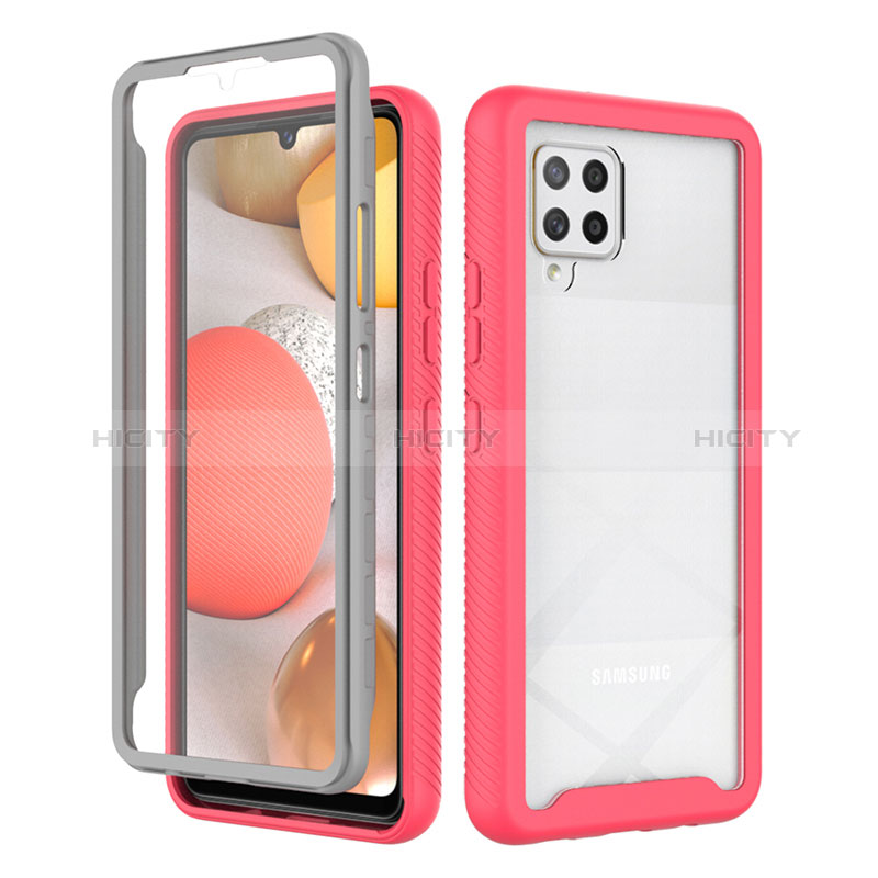 Custodia Silicone Trasparente Laterale 360 Gradi Cover ZJ1 per Samsung Galaxy A42 5G