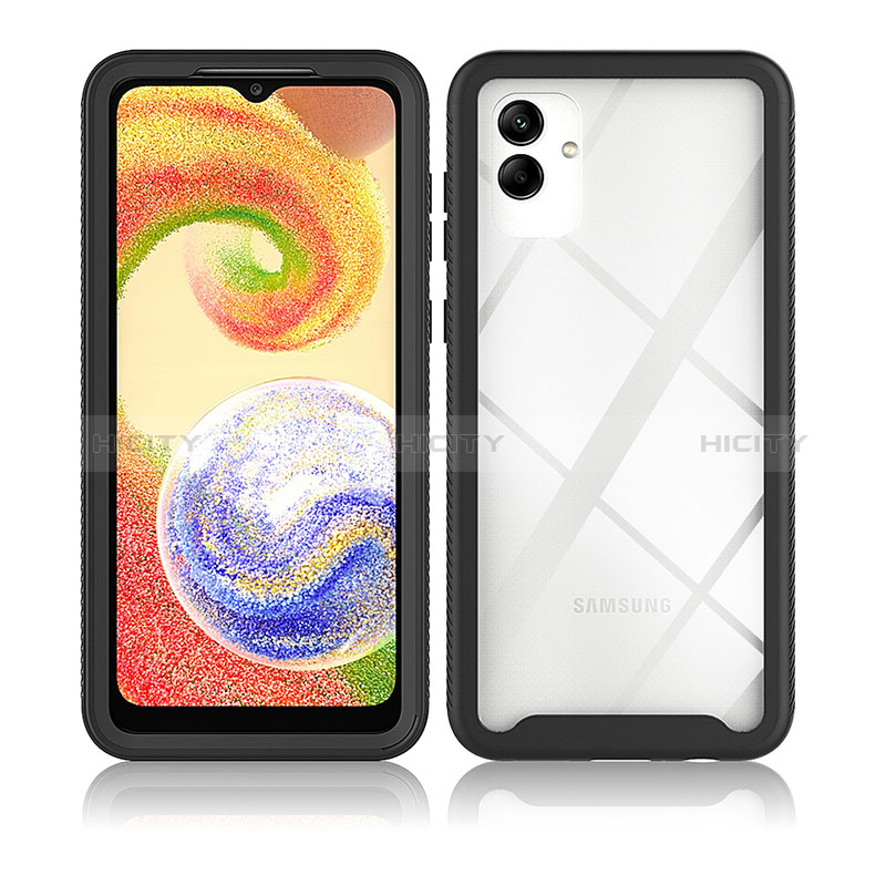 Custodia Silicone Trasparente Laterale 360 Gradi Cover ZJ1 per Samsung Galaxy M04