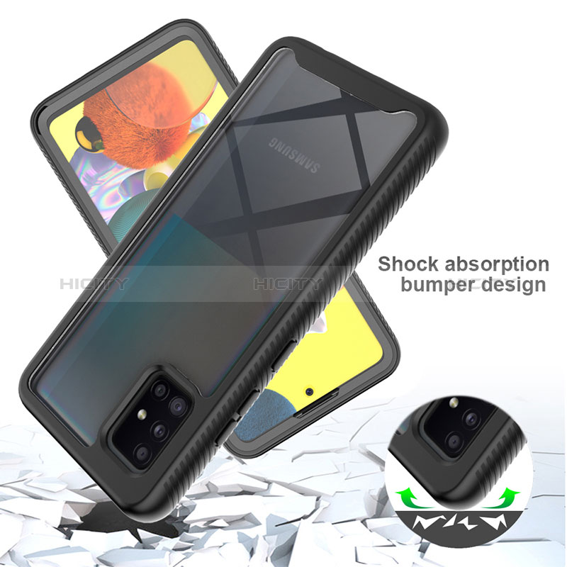 Custodia Silicone Trasparente Laterale 360 Gradi Cover ZJ1 per Samsung Galaxy M40S
