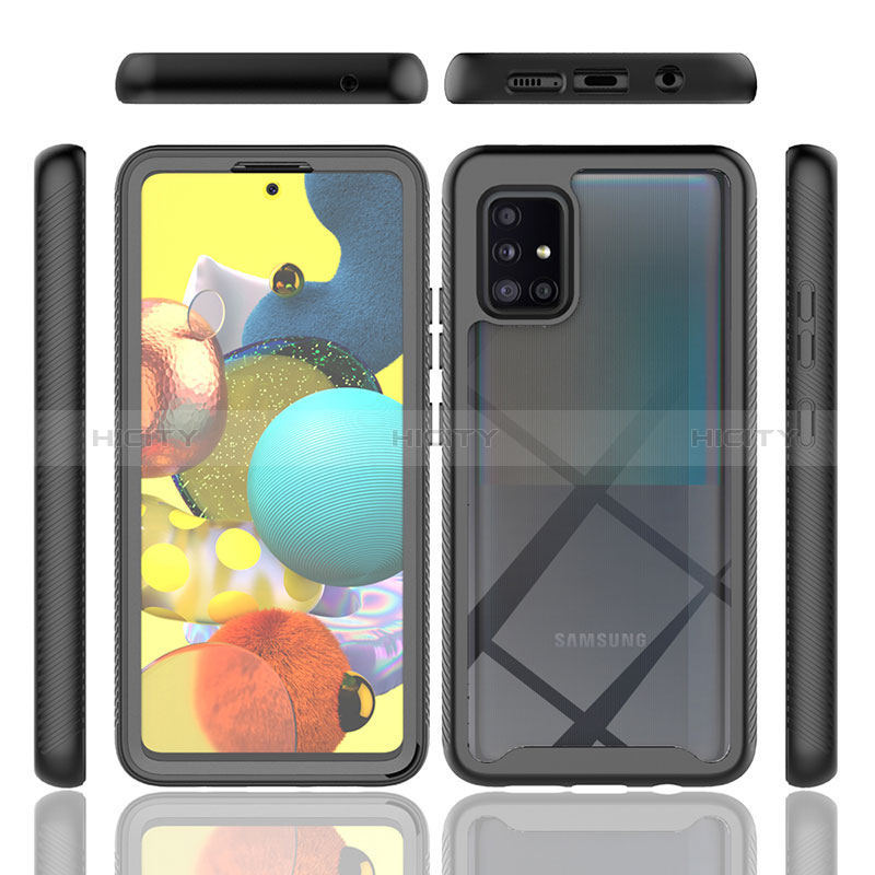 Custodia Silicone Trasparente Laterale 360 Gradi Cover ZJ1 per Samsung Galaxy M40S