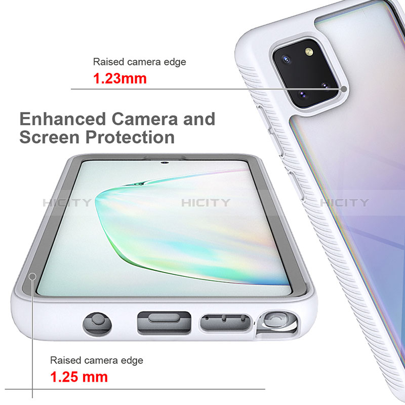 Custodia Silicone Trasparente Laterale 360 Gradi Cover ZJ1 per Samsung Galaxy M60s