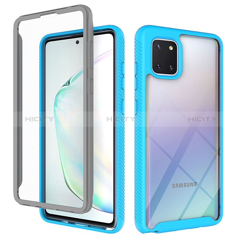 Custodia Silicone Trasparente Laterale 360 Gradi Cover ZJ1 per Samsung Galaxy M60s