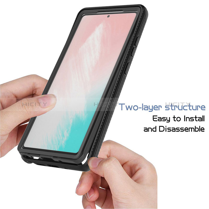 Custodia Silicone Trasparente Laterale 360 Gradi Cover ZJ1 per Samsung Galaxy Note 20 5G