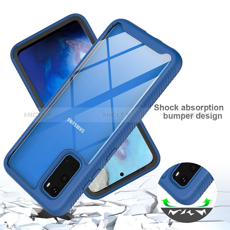 Custodia Silicone Trasparente Laterale 360 Gradi Cover ZJ1 per Samsung Galaxy S20 5G