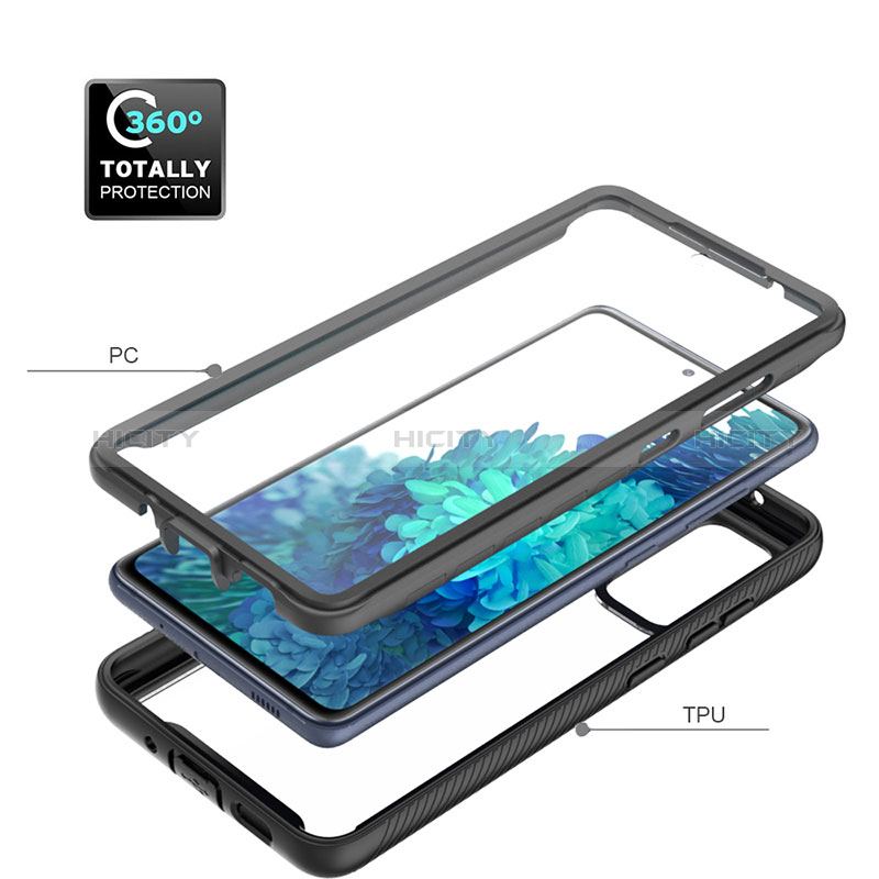 Custodia Silicone Trasparente Laterale 360 Gradi Cover ZJ1 per Samsung Galaxy S20 FE (2022) 5G