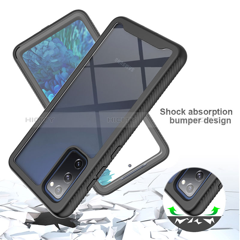 Custodia Silicone Trasparente Laterale 360 Gradi Cover ZJ1 per Samsung Galaxy S20 Lite 5G