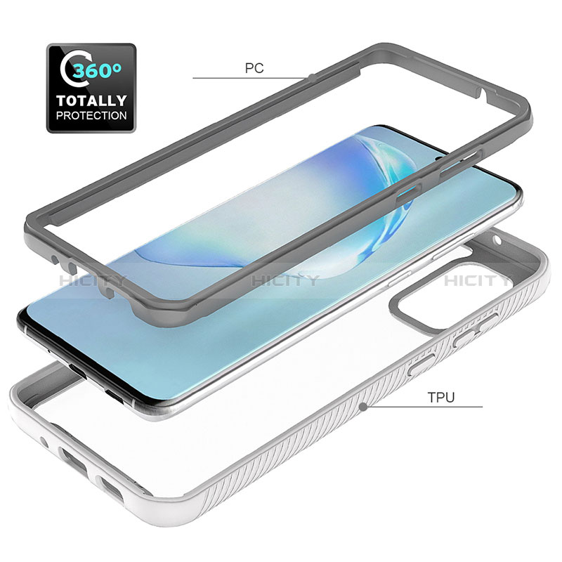 Custodia Silicone Trasparente Laterale 360 Gradi Cover ZJ1 per Samsung Galaxy S20 Plus 5G