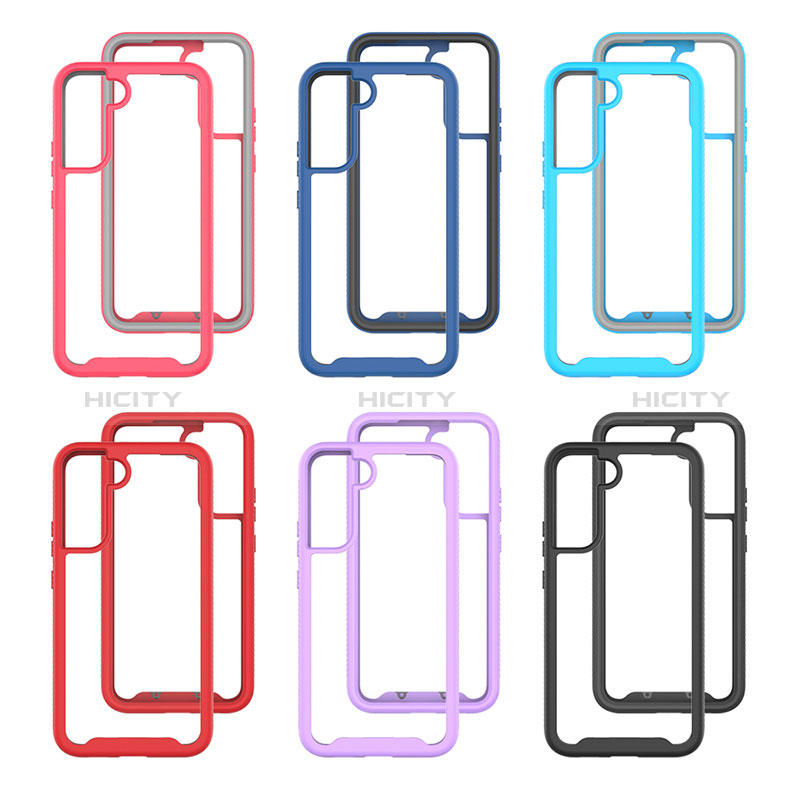 Custodia Silicone Trasparente Laterale 360 Gradi Cover ZJ1 per Samsung Galaxy S23 5G