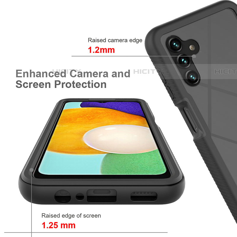 Custodia Silicone Trasparente Laterale 360 Gradi Cover ZJ2 per Samsung Galaxy A04s