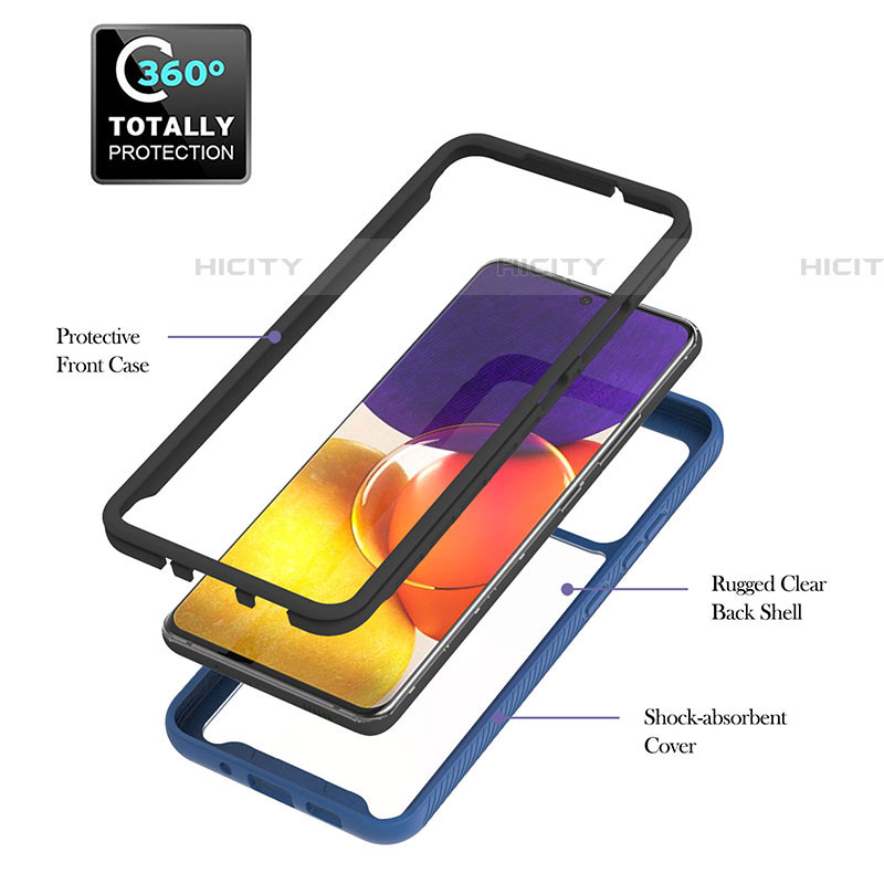 Custodia Silicone Trasparente Laterale 360 Gradi Cover ZJ2 per Samsung Galaxy A05s
