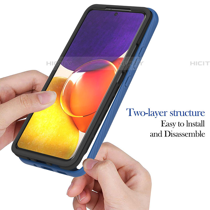Custodia Silicone Trasparente Laterale 360 Gradi Cover ZJ2 per Samsung Galaxy A25 5G