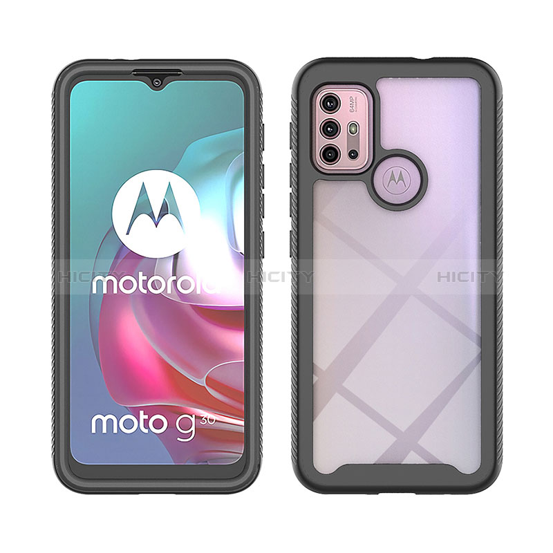 Custodia Silicone Trasparente Laterale 360 Gradi Cover ZJ3 per Motorola Moto G10