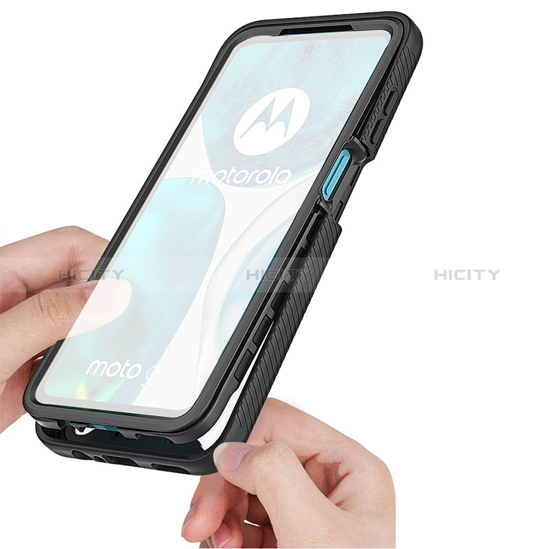 Custodia Silicone Trasparente Laterale 360 Gradi Cover ZJ3 per Motorola Moto G82 5G