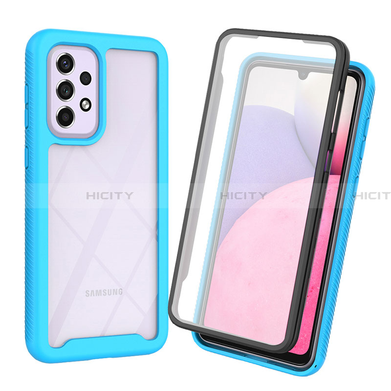 Custodia Silicone Trasparente Laterale 360 Gradi Cover ZJ3 per Samsung Galaxy A33 5G