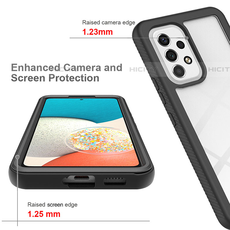 Custodia Silicone Trasparente Laterale 360 Gradi Cover ZJ3 per Samsung Galaxy A53 5G