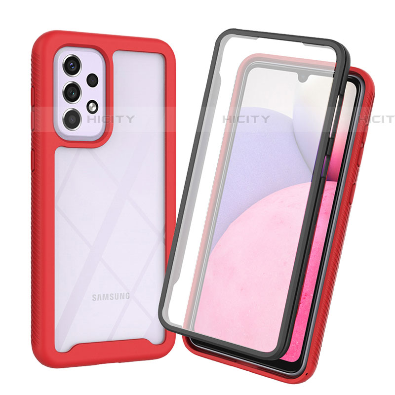 Custodia Silicone Trasparente Laterale 360 Gradi Cover ZJ3 per Samsung Galaxy A53 5G