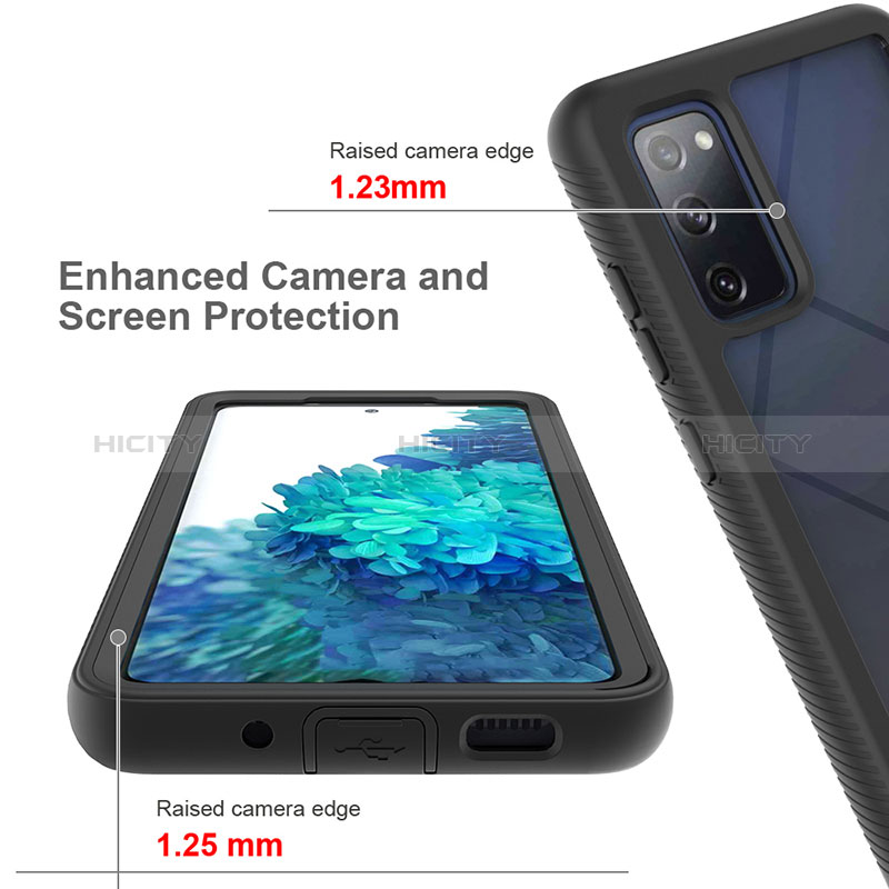 Custodia Silicone Trasparente Laterale 360 Gradi Cover ZJ3 per Samsung Galaxy S20 FE (2022) 5G