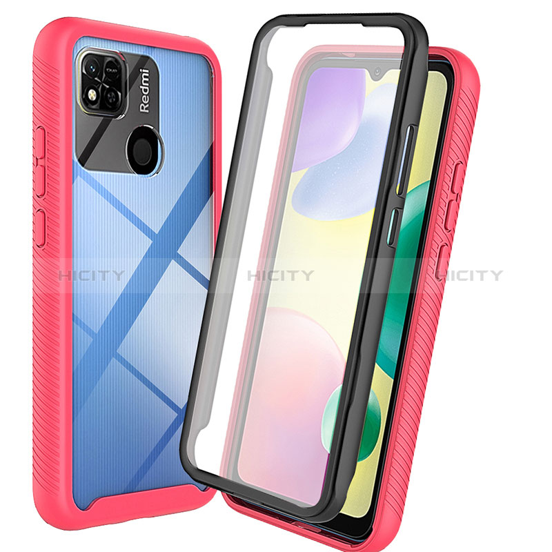 Custodia Silicone Trasparente Laterale 360 Gradi Cover ZJ3 per Xiaomi Redmi 9C NFC