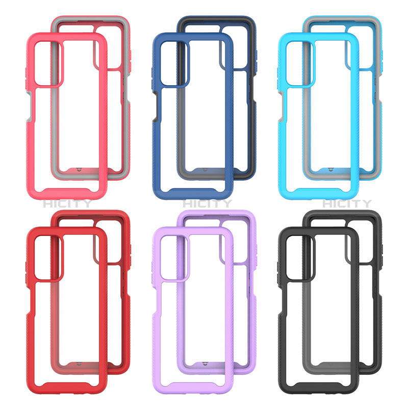 Custodia Silicone Trasparente Laterale 360 Gradi Cover ZJ4 per Samsung Galaxy A02s