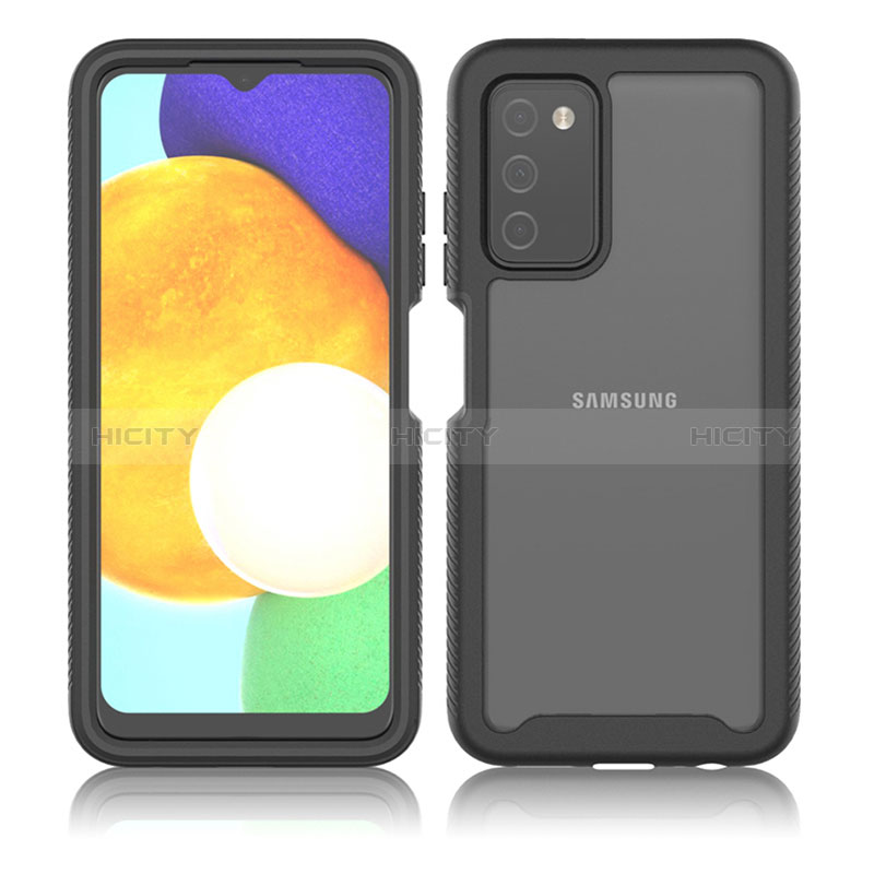 Custodia Silicone Trasparente Laterale 360 Gradi Cover ZJ4 per Samsung Galaxy A02s