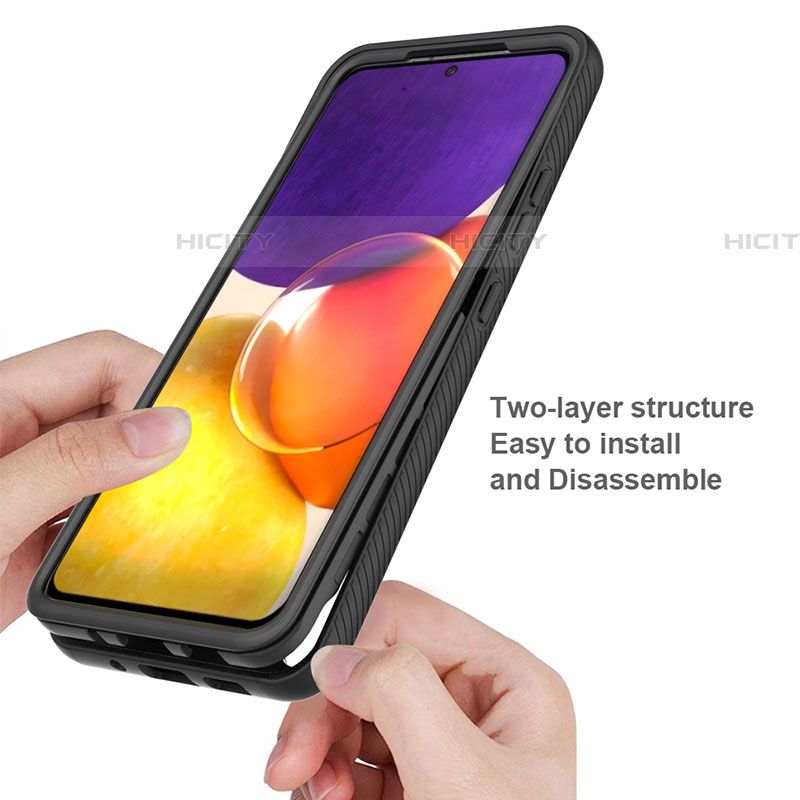 Custodia Silicone Trasparente Laterale 360 Gradi Cover ZJ4 per Samsung Galaxy A05s