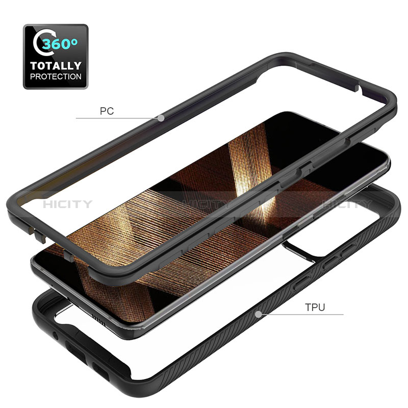 Custodia Silicone Trasparente Laterale 360 Gradi Cover ZJ4 per Samsung Galaxy A15 5G