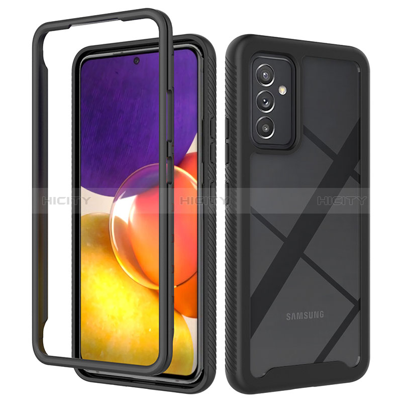 Custodia Silicone Trasparente Laterale 360 Gradi Cover ZJ4 per Samsung Galaxy Quantum2 5G