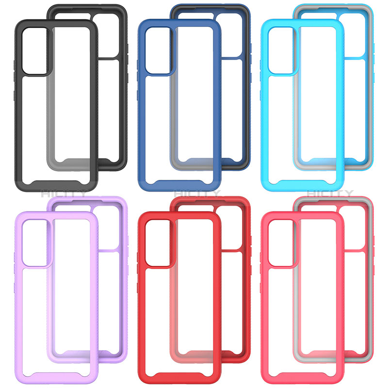 Custodia Silicone Trasparente Laterale 360 Gradi Cover ZJ4 per Samsung Galaxy Quantum2 5G