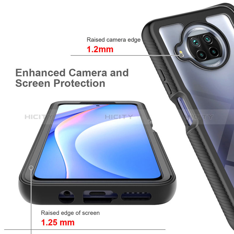 Custodia Silicone Trasparente Laterale 360 Gradi Cover ZJ4 per Xiaomi Mi 10T Lite 5G