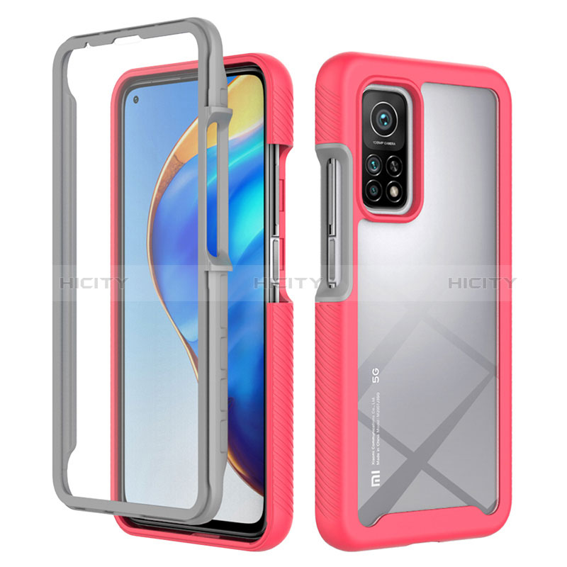 Custodia Silicone Trasparente Laterale 360 Gradi Cover ZJ4 per Xiaomi Mi 10T Pro 5G