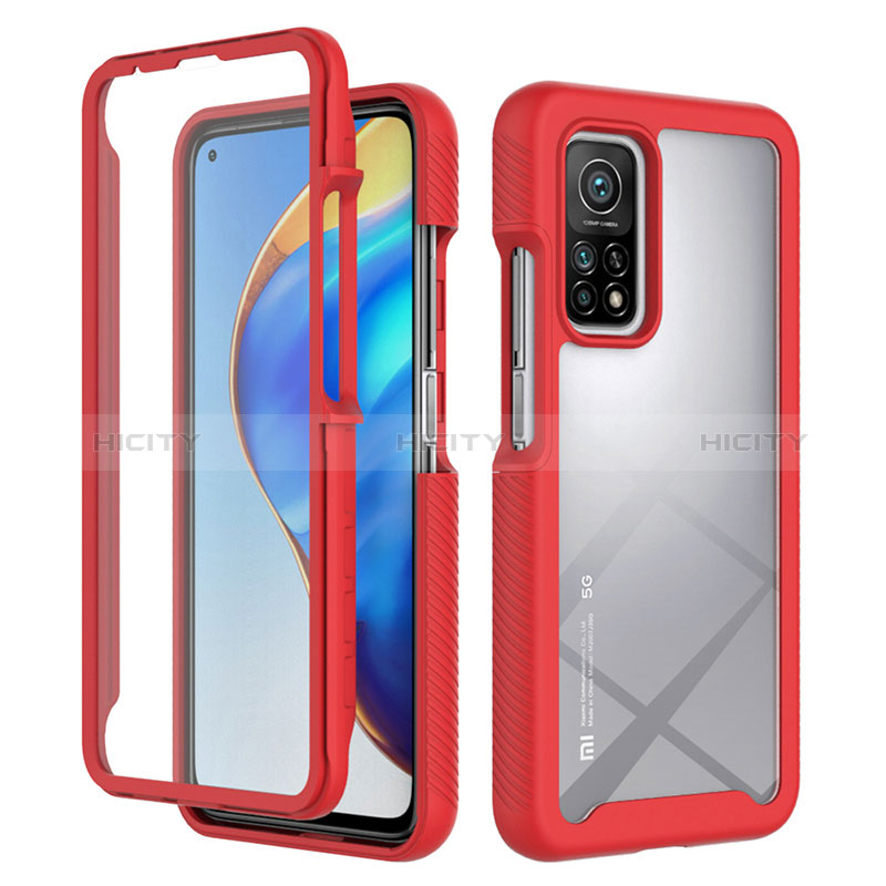 Custodia Silicone Trasparente Laterale 360 Gradi Cover ZJ4 per Xiaomi Mi 10T Pro 5G