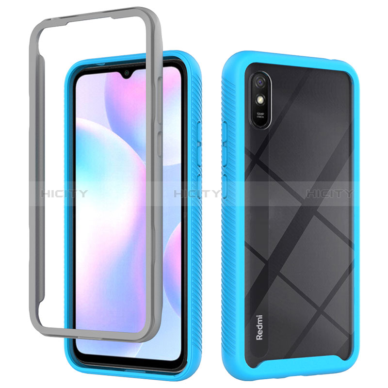 Custodia Silicone Trasparente Laterale 360 Gradi Cover ZJ4 per Xiaomi Redmi 9A