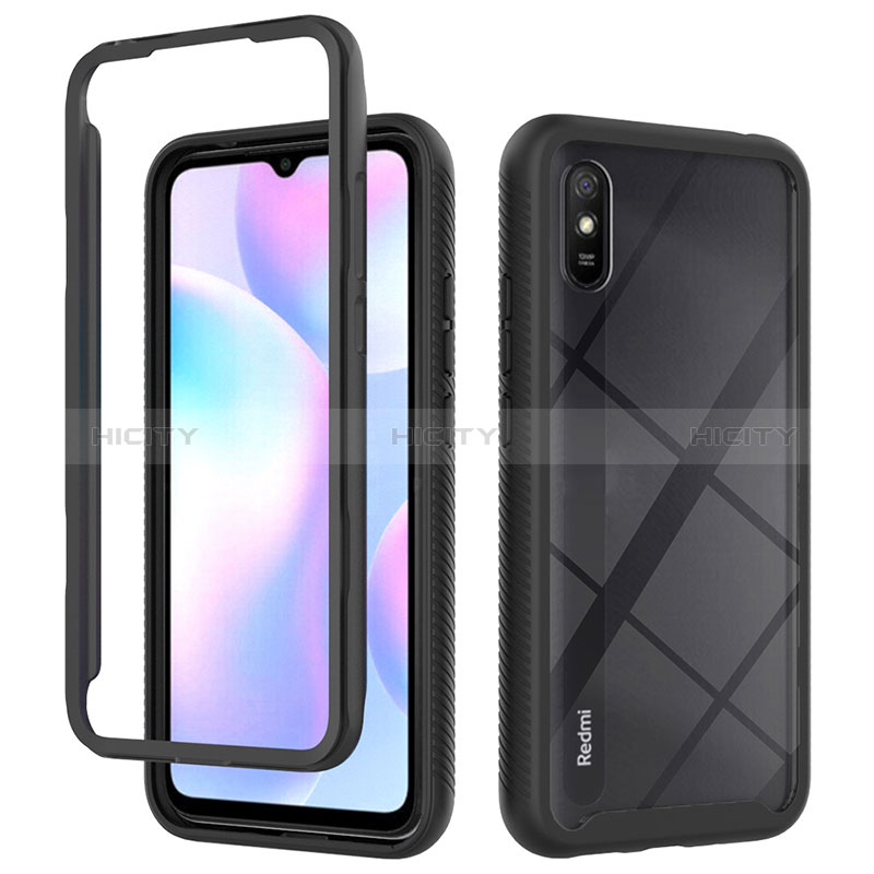 Custodia Silicone Trasparente Laterale 360 Gradi Cover ZJ4 per Xiaomi Redmi 9i