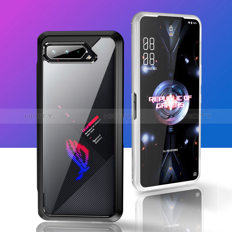 Custodia Silicone Trasparente Laterale 360 Gradi Cover ZJ5 per Asus ROG Phone 5 Ultimate